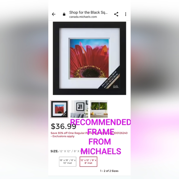 🎨 8 x 8 Art Print 🎨 - Picture 3 of 3